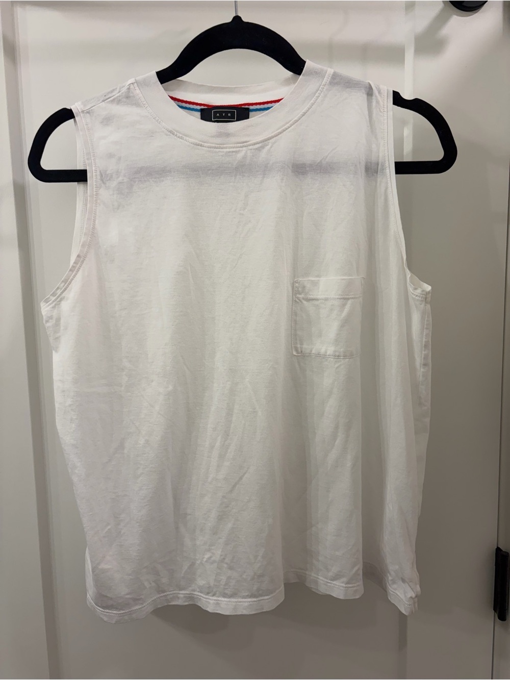 AYR White Pocket Tank